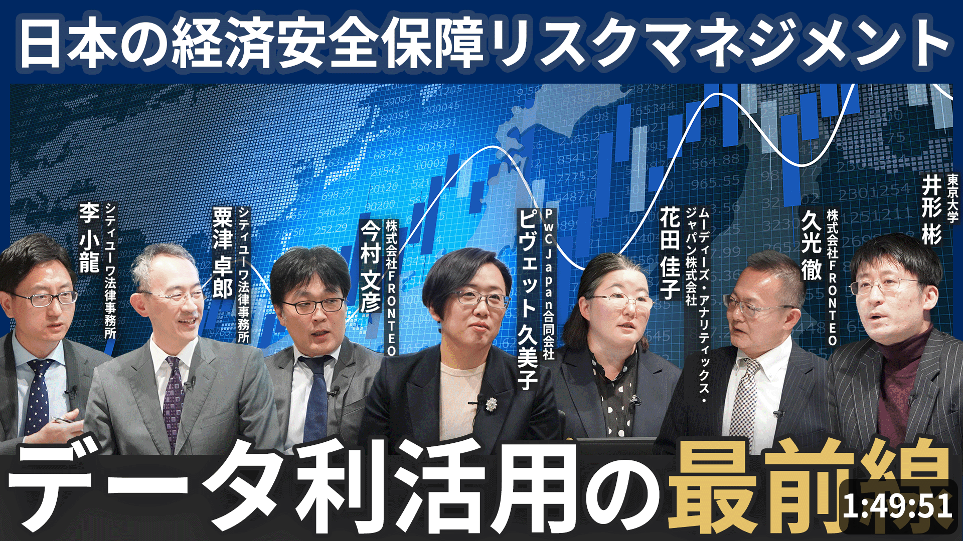 日本の経済安全保障リスクマネジメントと データ利活用の最前線のサムネイル